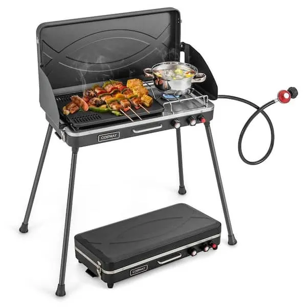 Costway 2-in-1 Propane Grill (2 Burner)