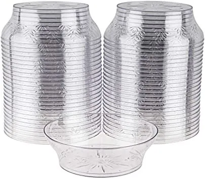 clear salsa bowl