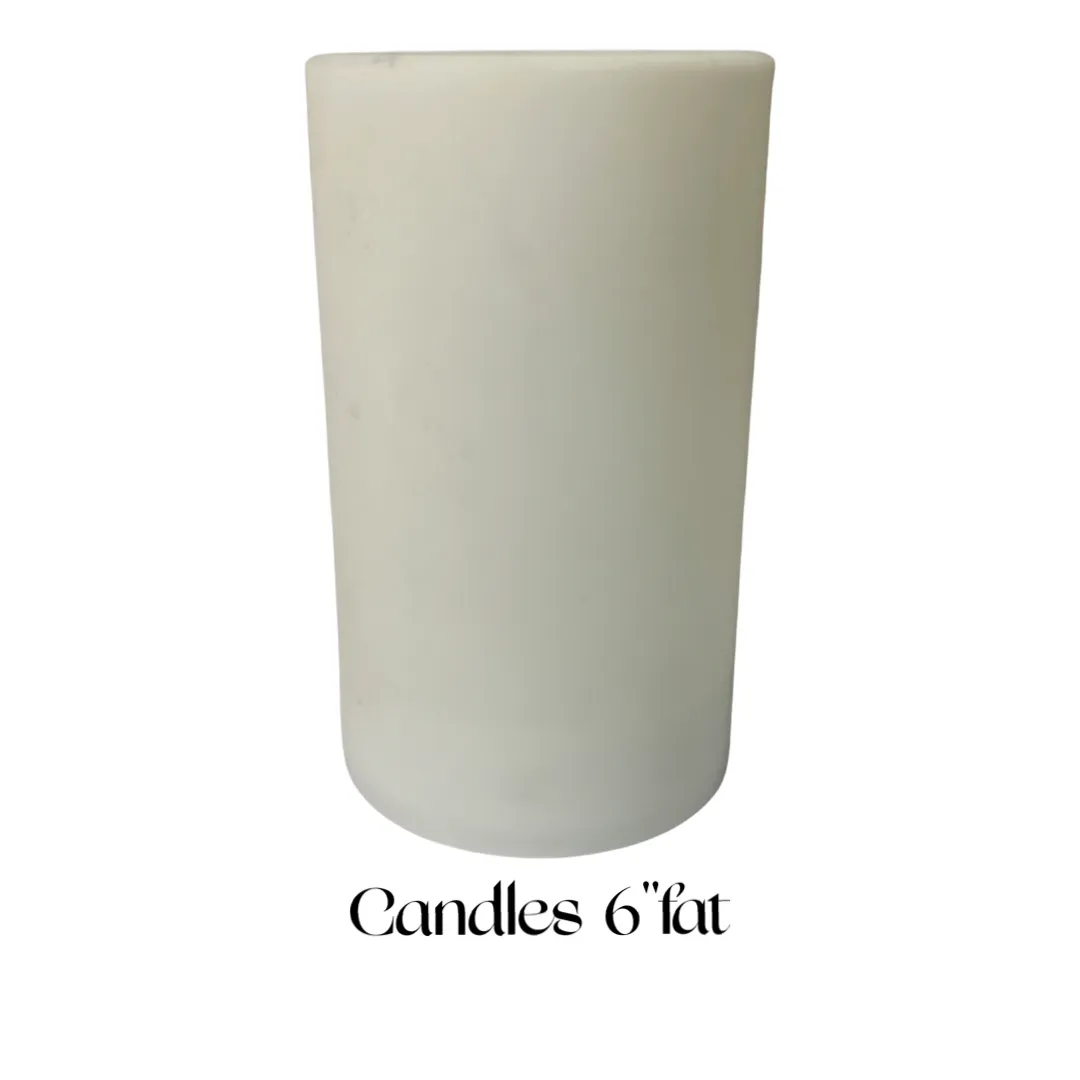 Candles 6" fat
