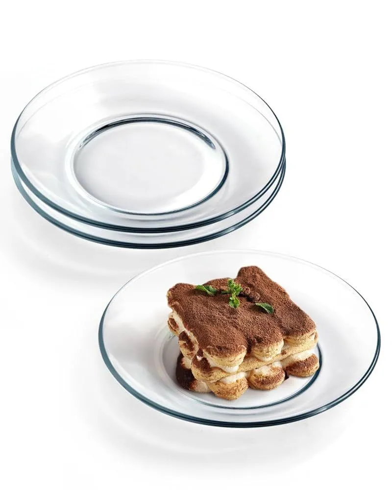 Glass Salad Plate 8 "