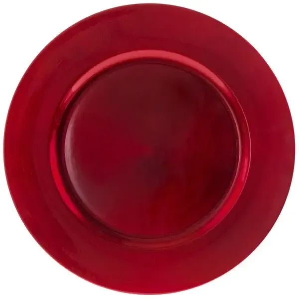 Red Charger plate