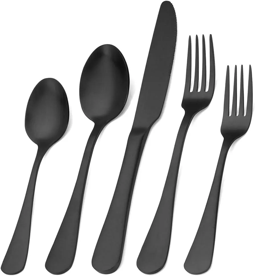 silverware black 3 pcs