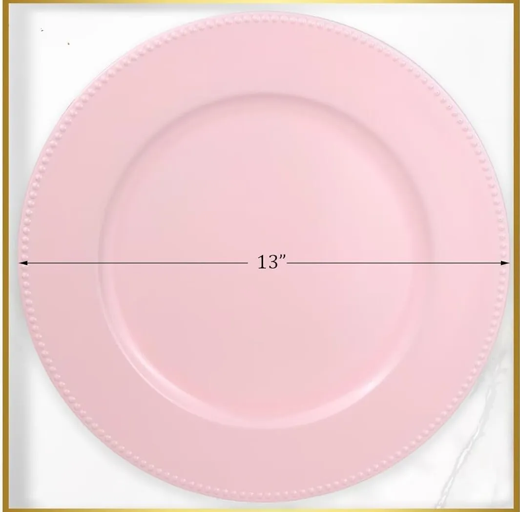 Pink Charger Plate