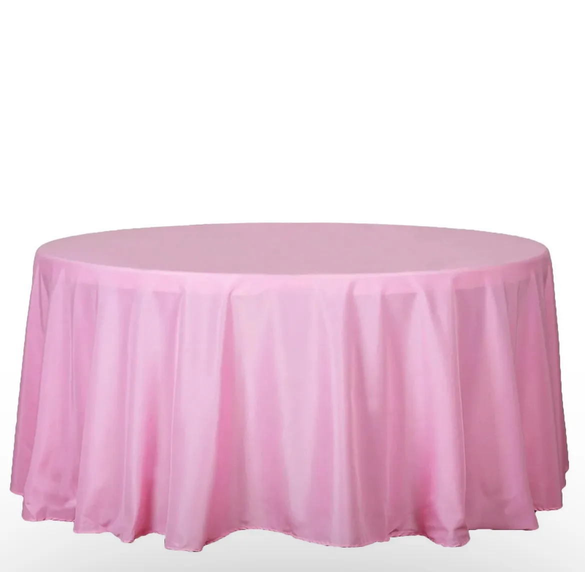 Round Linen Pink 120