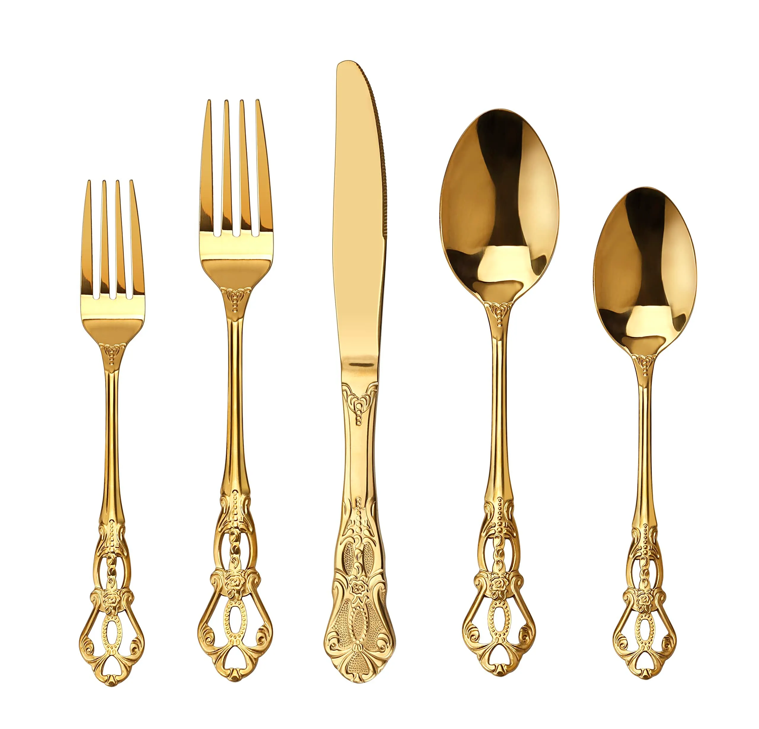 Trio Gold Royal flatware 