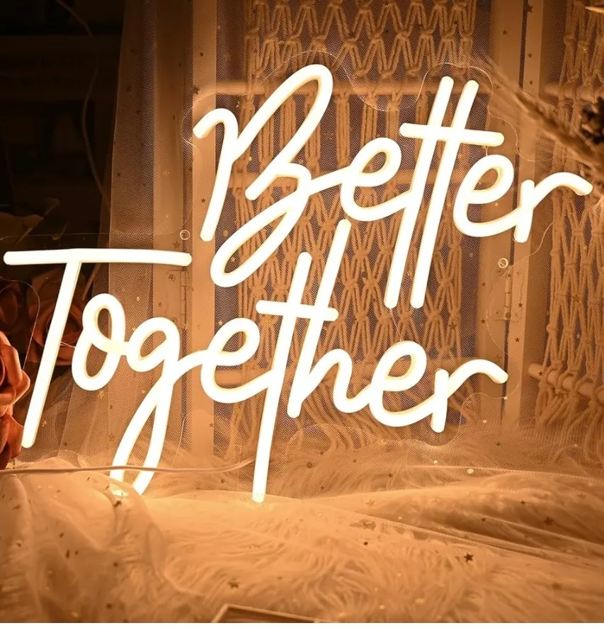 Better together sign