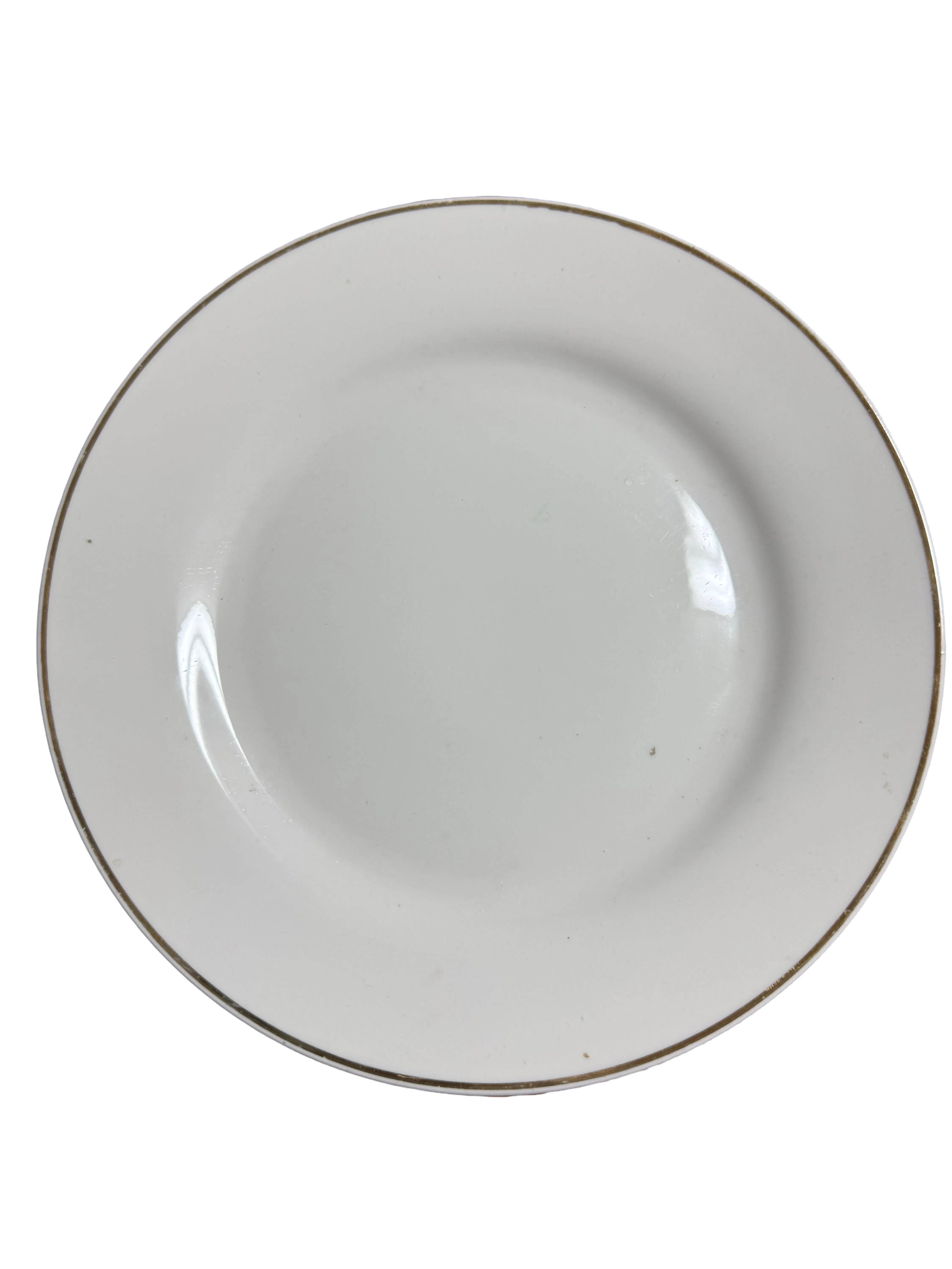Gold Rim Dinner Plate 