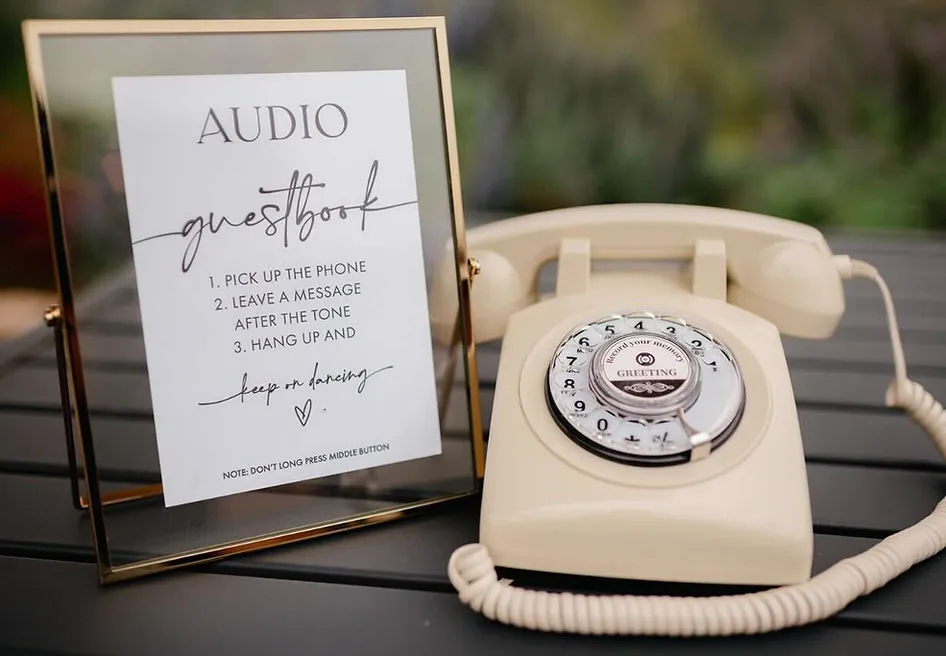 audio guest book