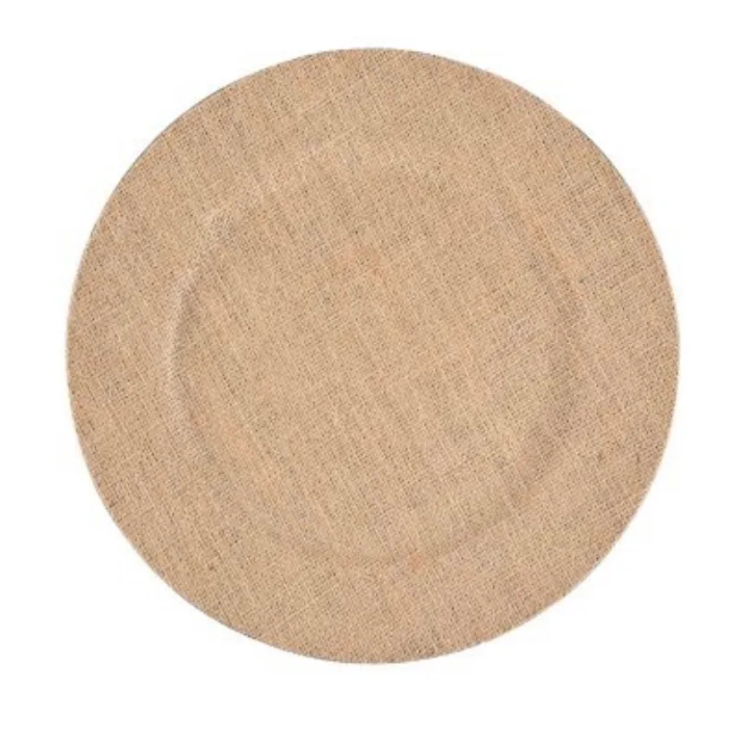 Burlap Charger