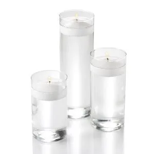 trio glass center piece