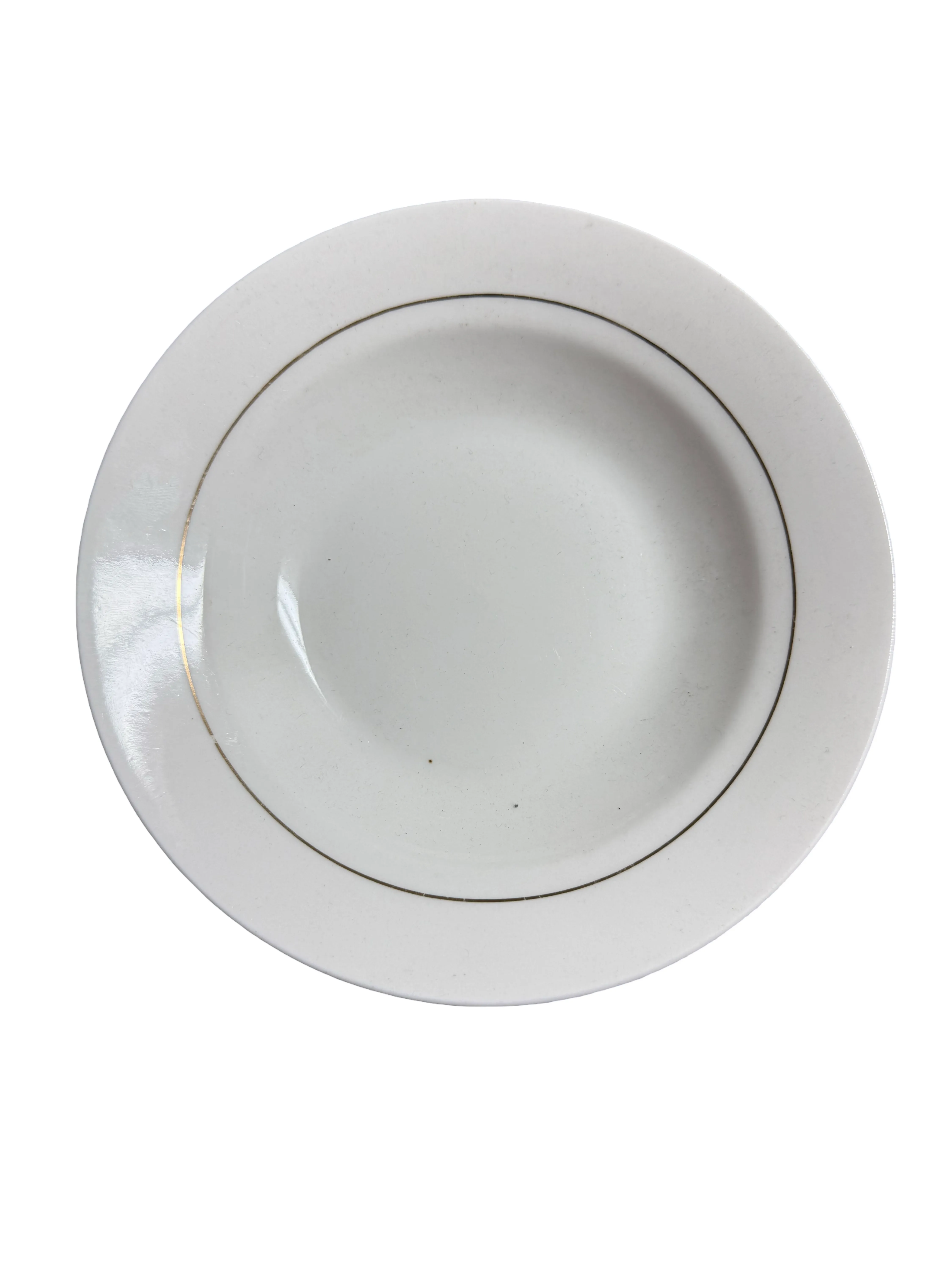 Gold Rim Salad Bowl