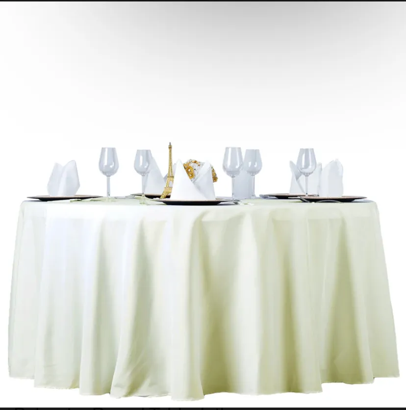 Underlay Ivory Round Linen