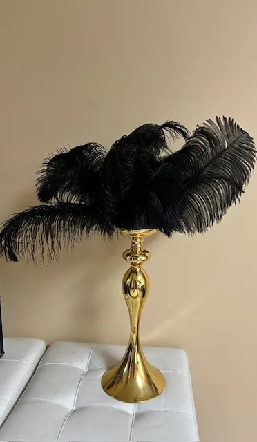 Gold Candle stick center piece