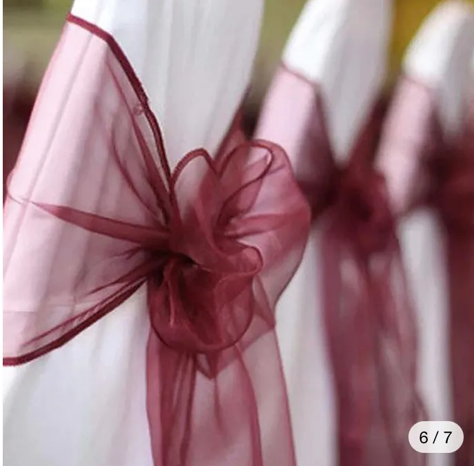 Burgundy Sash
