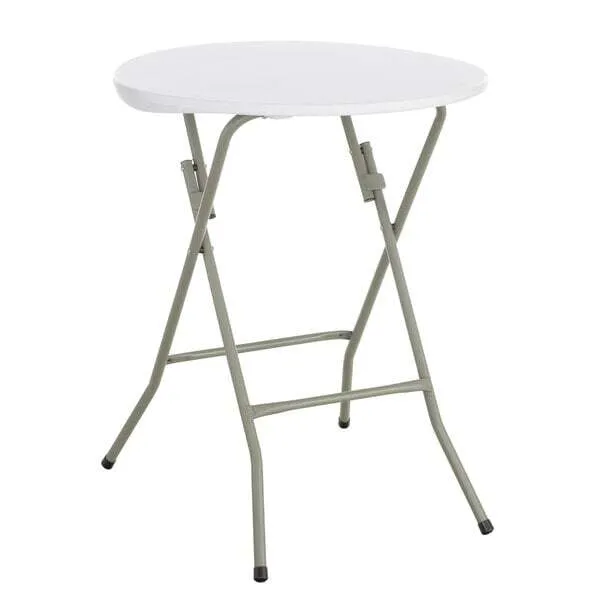 Plastic Folding Cocktail Table 24" 