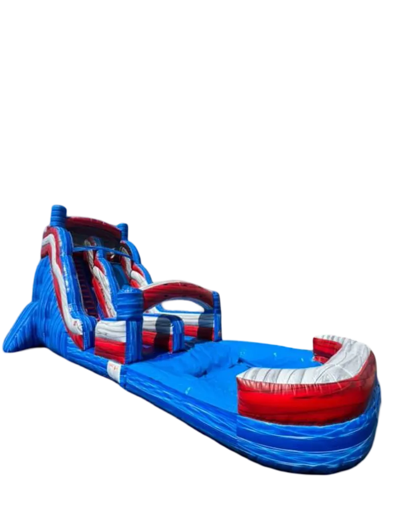 20ft Water Slide - Patriotic 