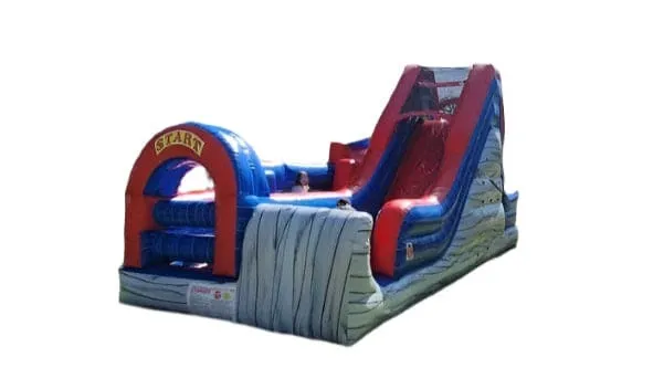 Single Obstacle Course w/ Slide - (Dry)