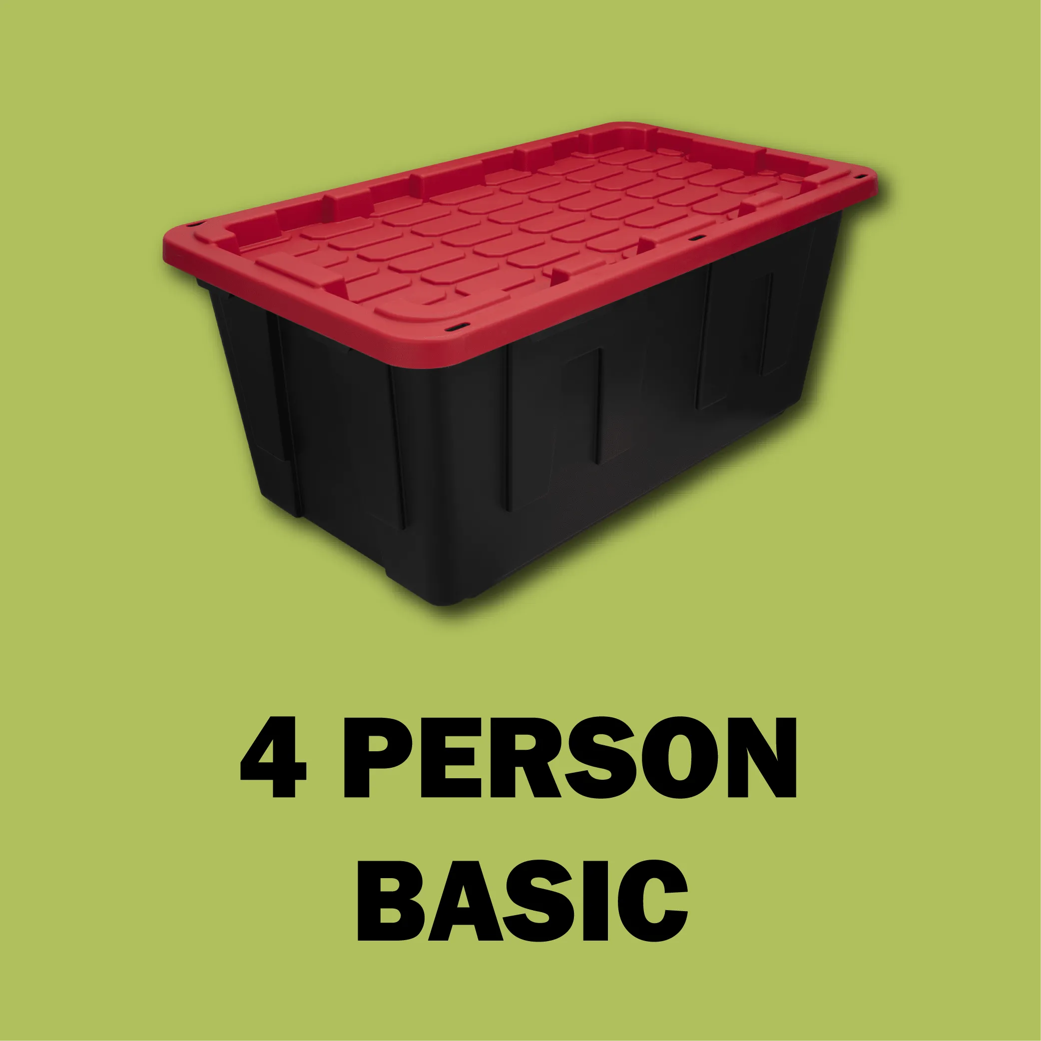 4 Person Basic Camping Box