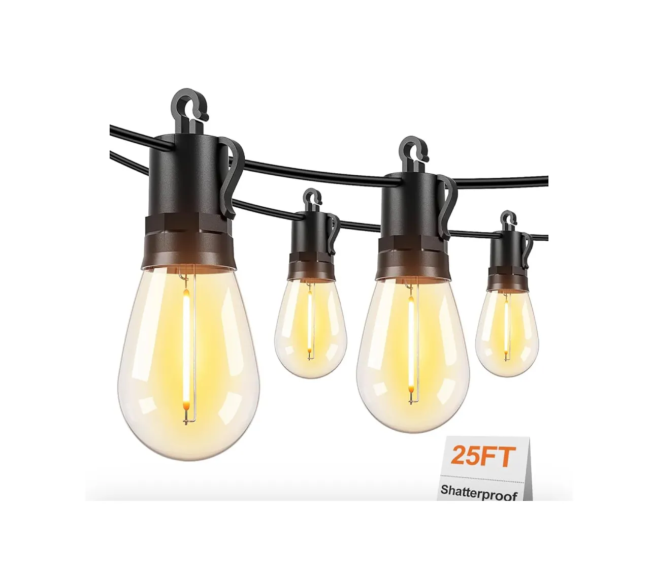 25 Ft Outdoor String Lights