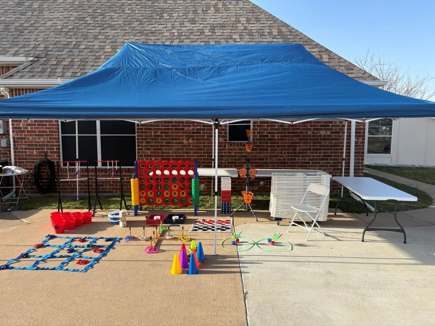 10 X 20 Pop-Up Canopy (Blue)