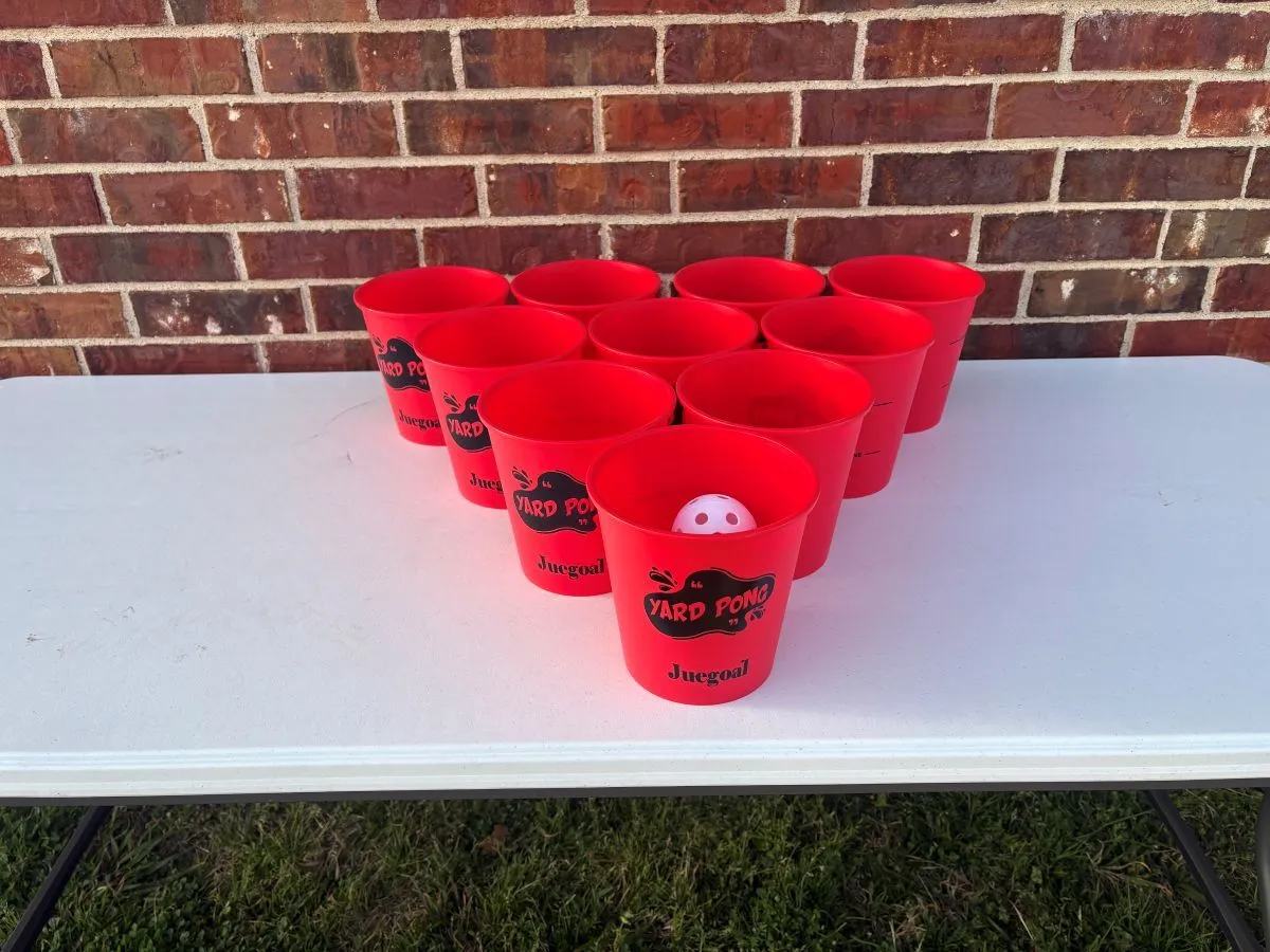 Giant Yard Pong Bucket Game Set (Outdoor)