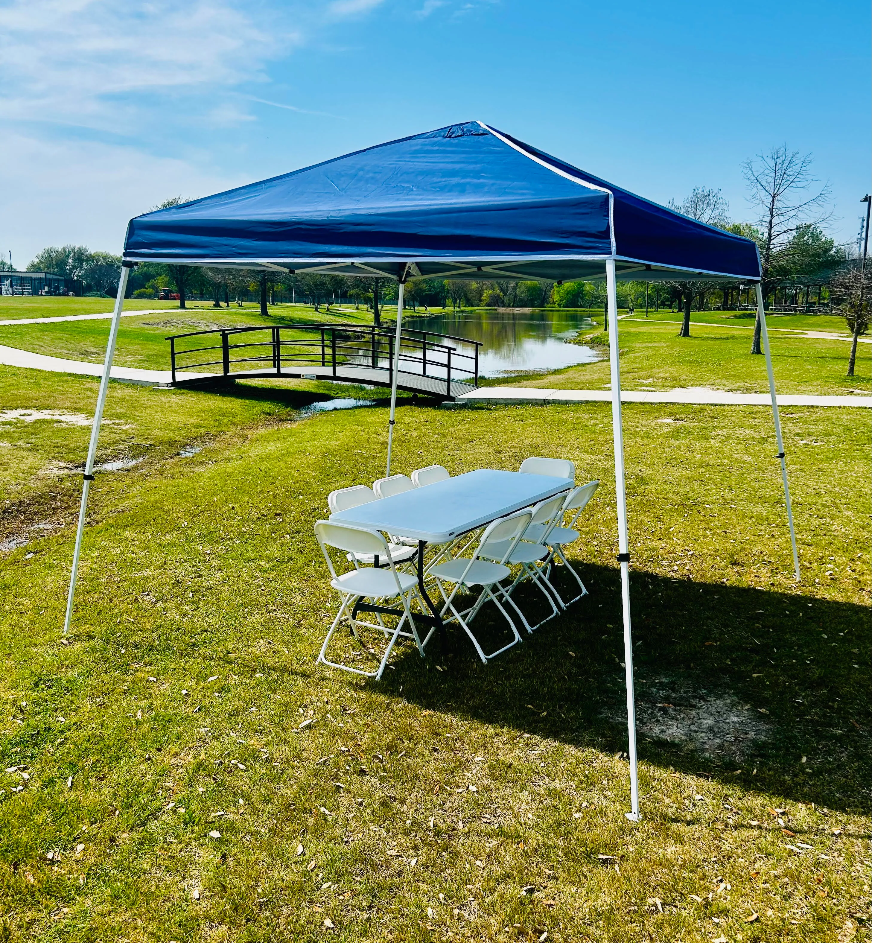 Party Package #1 10x10 pop up canopy (blue)