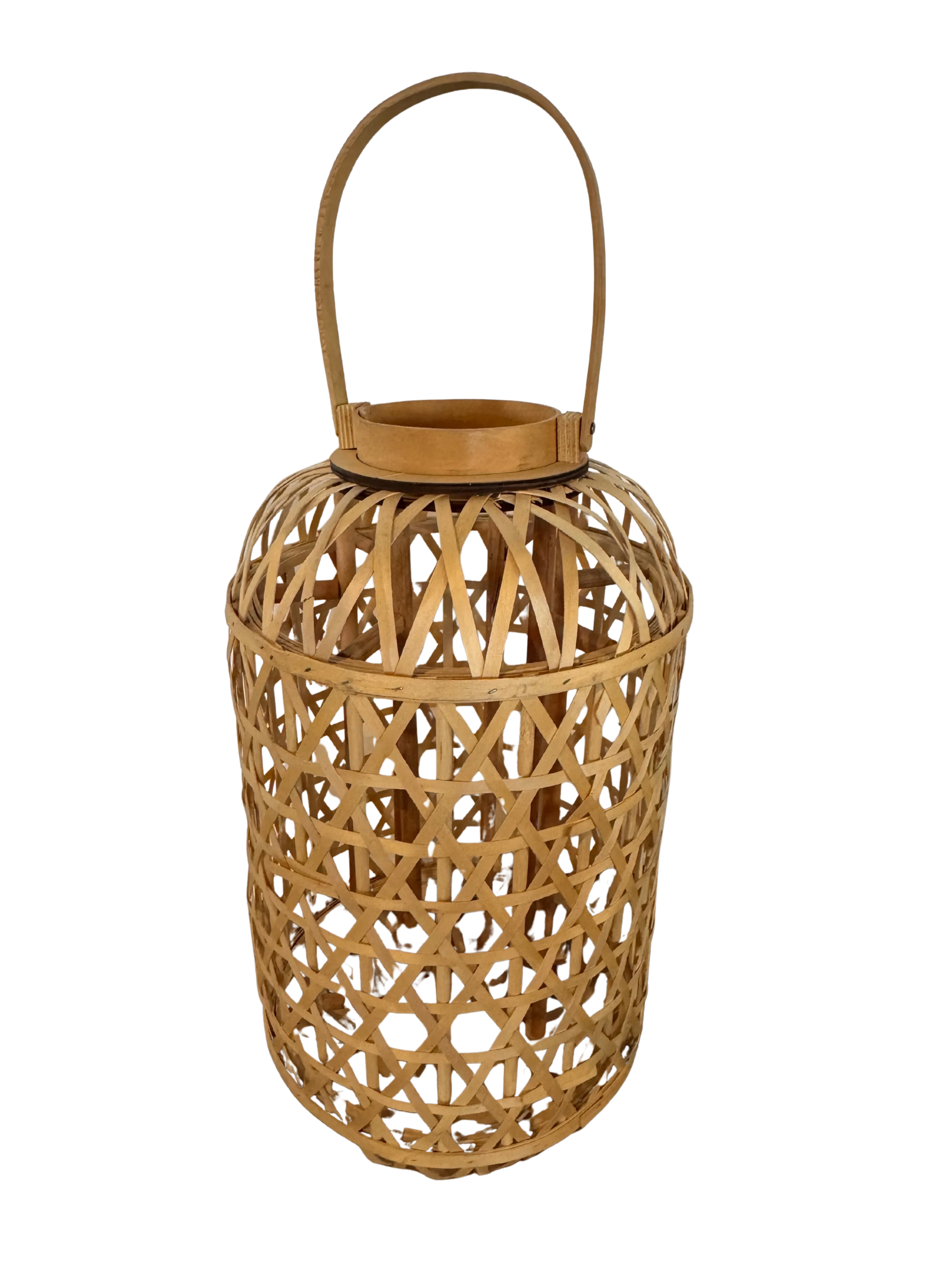 The Katie: Small Wicker Lantern