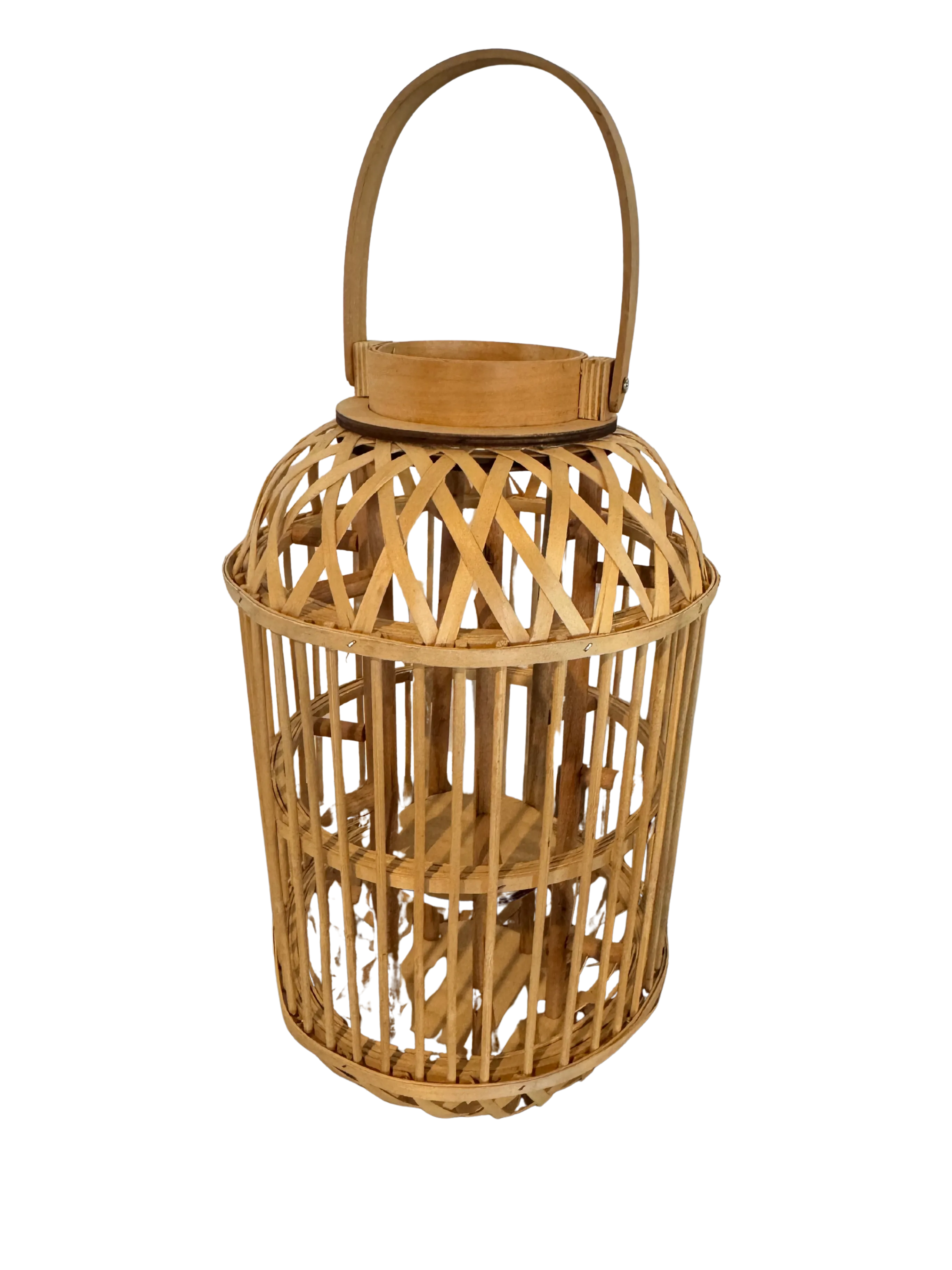 The Katie: Large Wicker Lantern