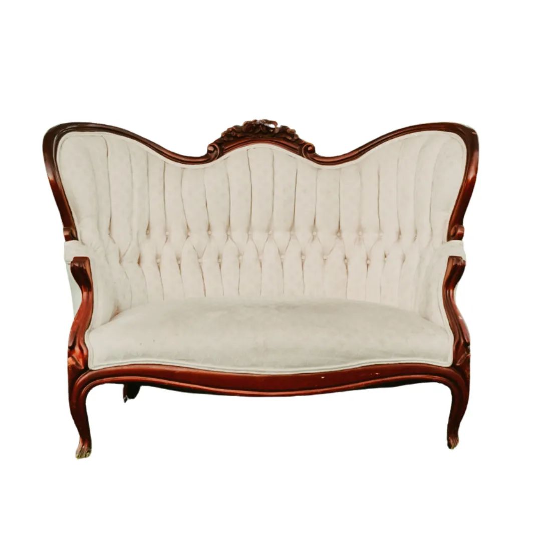 The Bristol: White Linen Settee