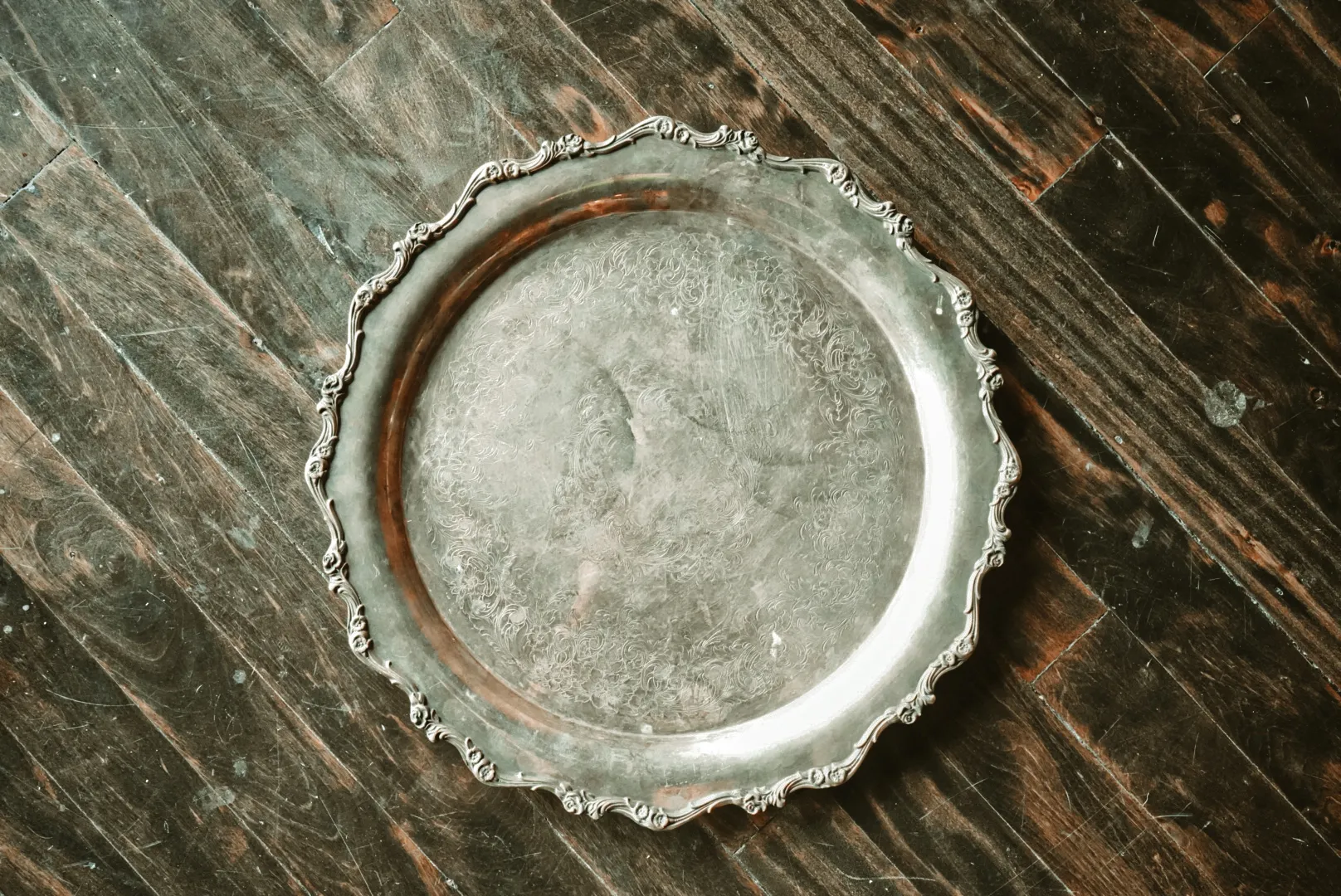The Sterling: Vintage Silver Tray