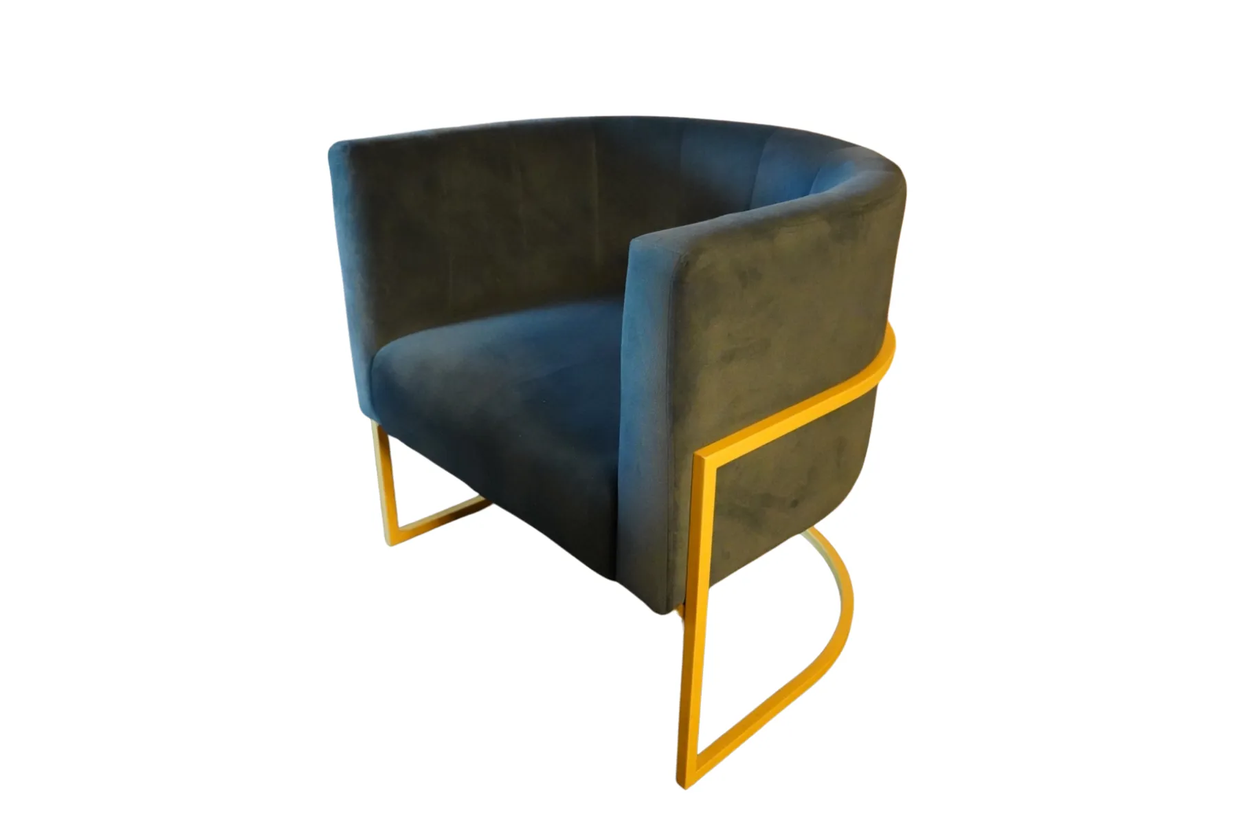 The McKenna: Midcentury Barrel Club Chair 