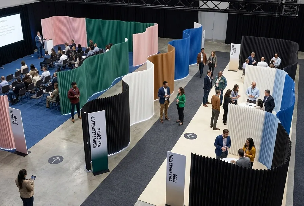 People gravitate toward spaces that feel finished. At a trade show or exhibition, where dozens of exhibitors are competing for attention within the same hall, the way your stand is designed and divided is one of the most significant factors in whether people stop, enter, and engage.