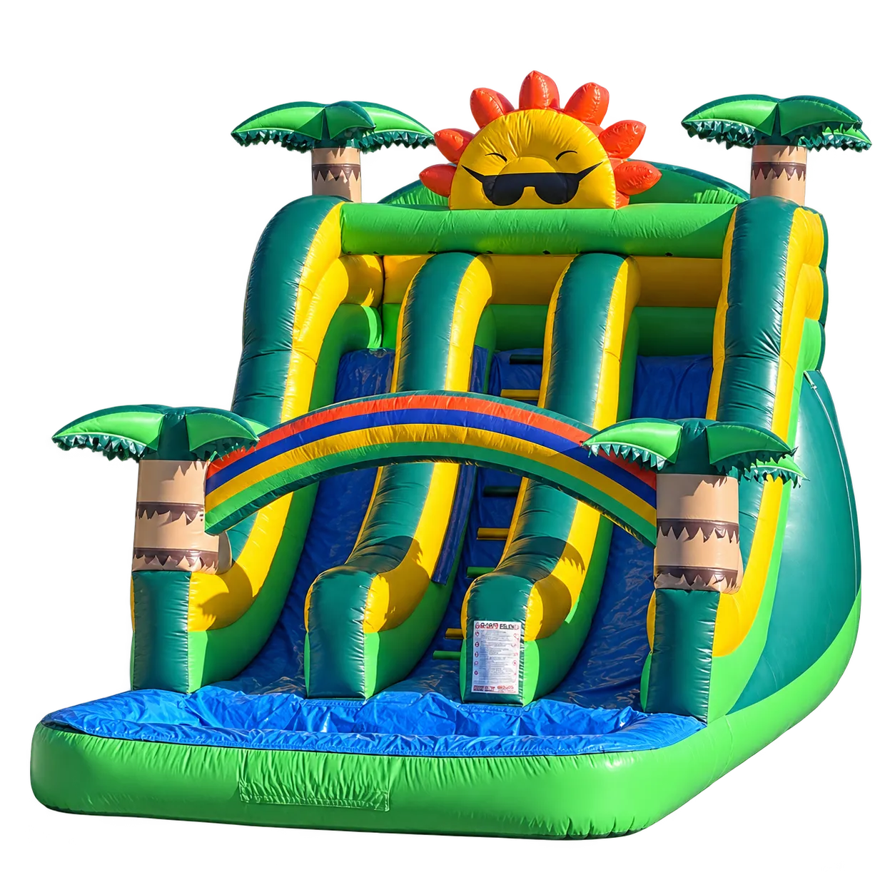 El Sol ☀️ — 21 ft Double-Lane Waterslide