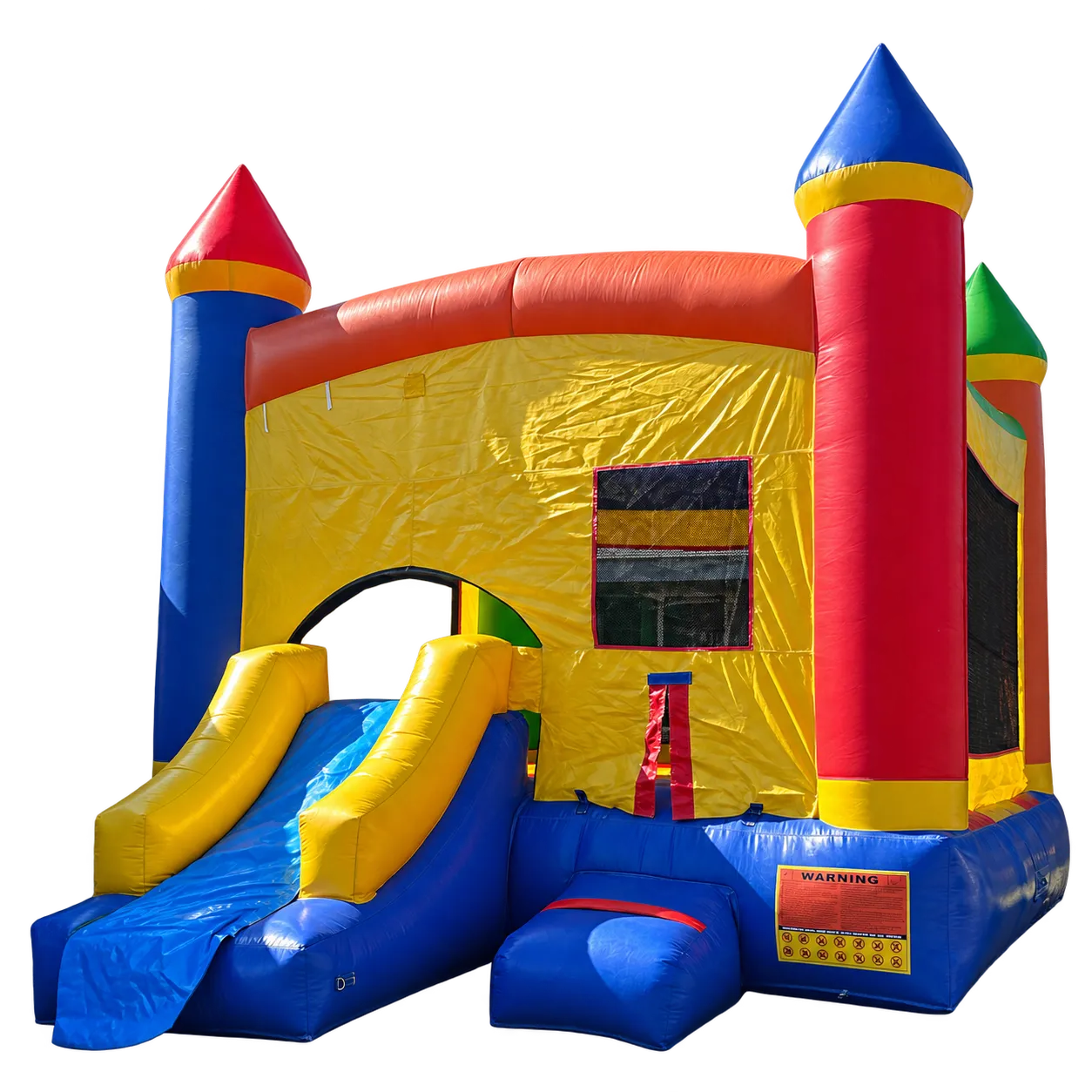 El Castillo — Multicolor Castle Bounce House Combo