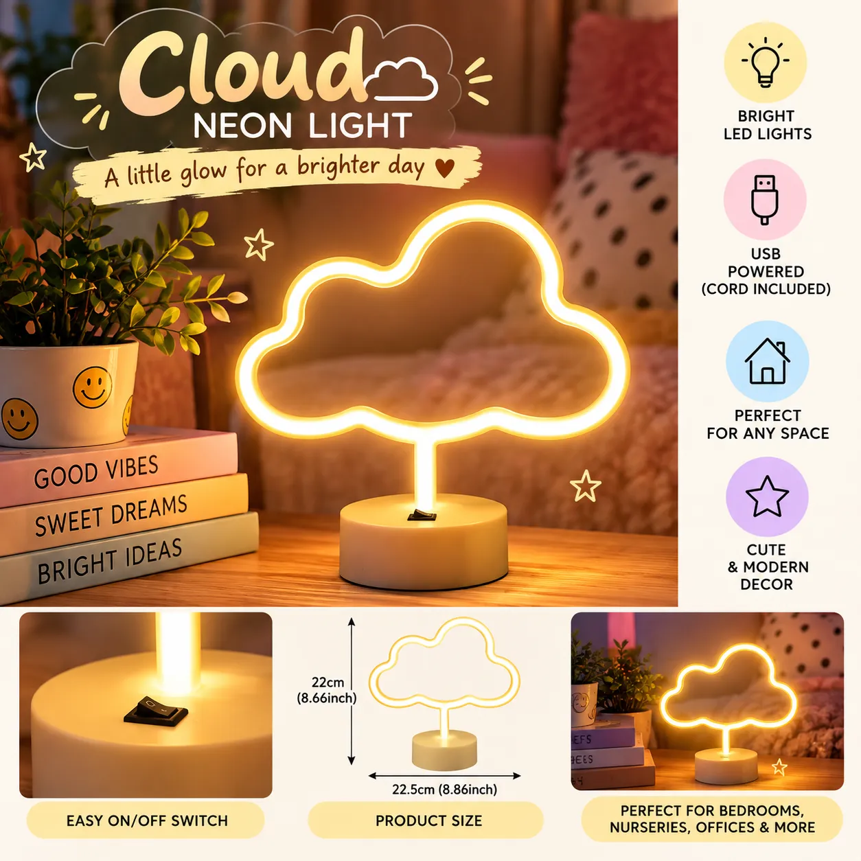 Cloud Neon Light