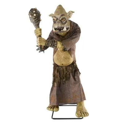 8' Animated Tumble the Troll – Halloween Prop