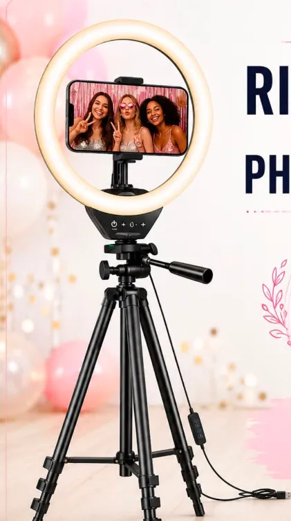 Ring Light + Phone Tripod