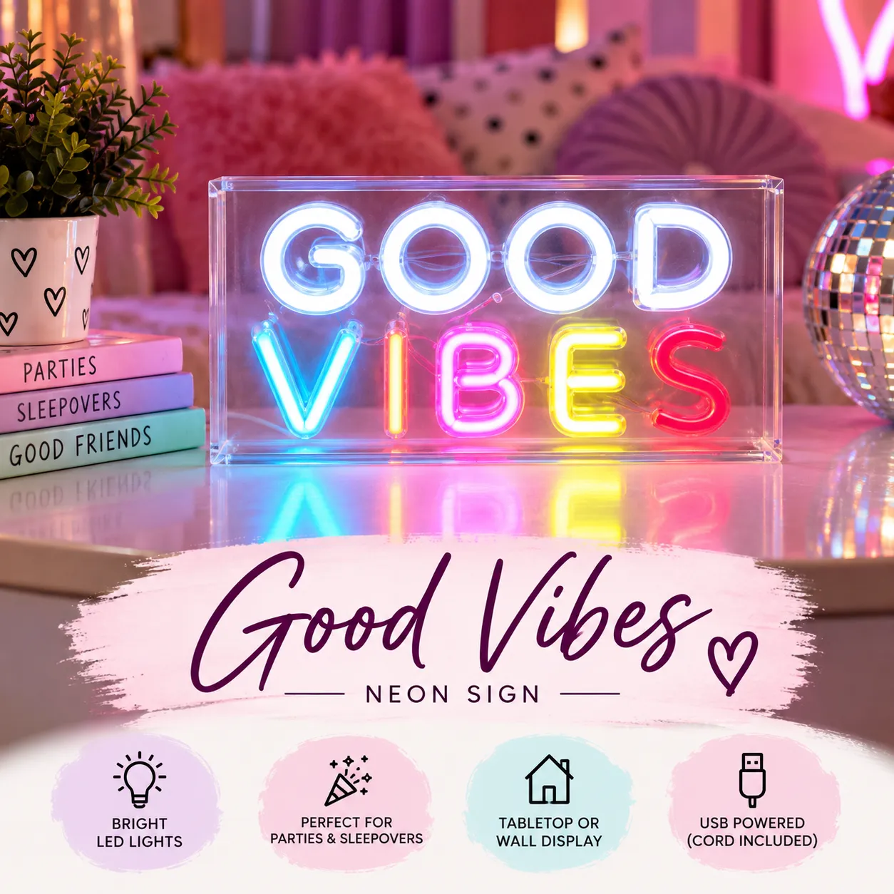 Good Vibes Neon Light