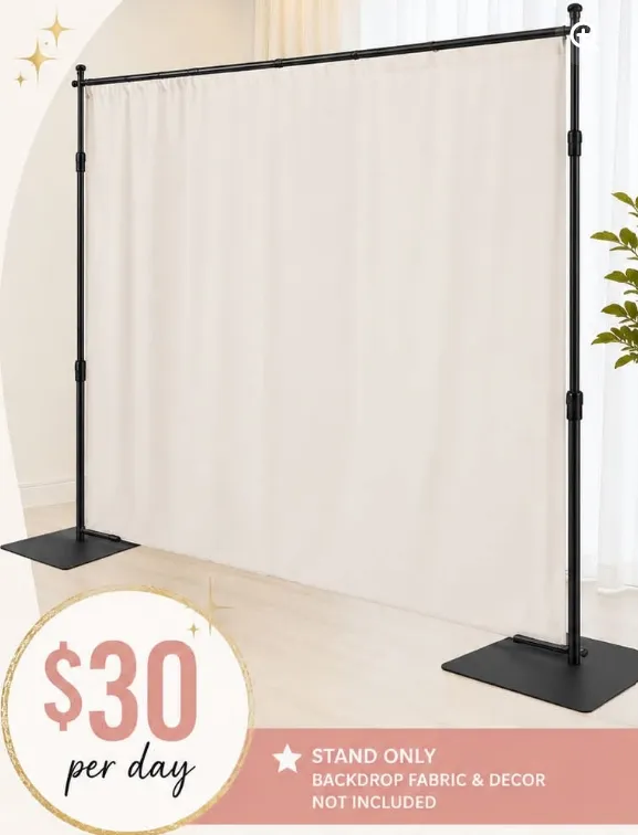 10x10 Heavy-Duty Backdrop Stand 