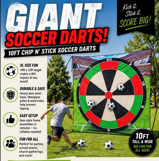Giant Soccer Darts