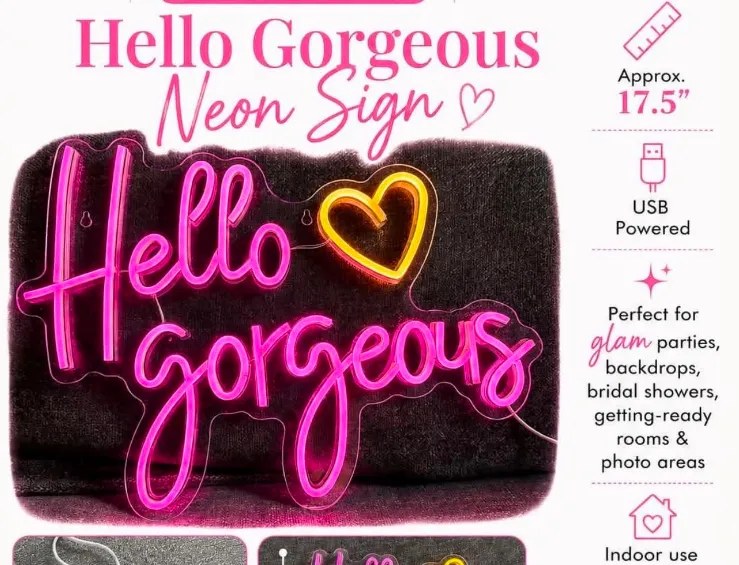 Neon Sign - Hello Gorgeous