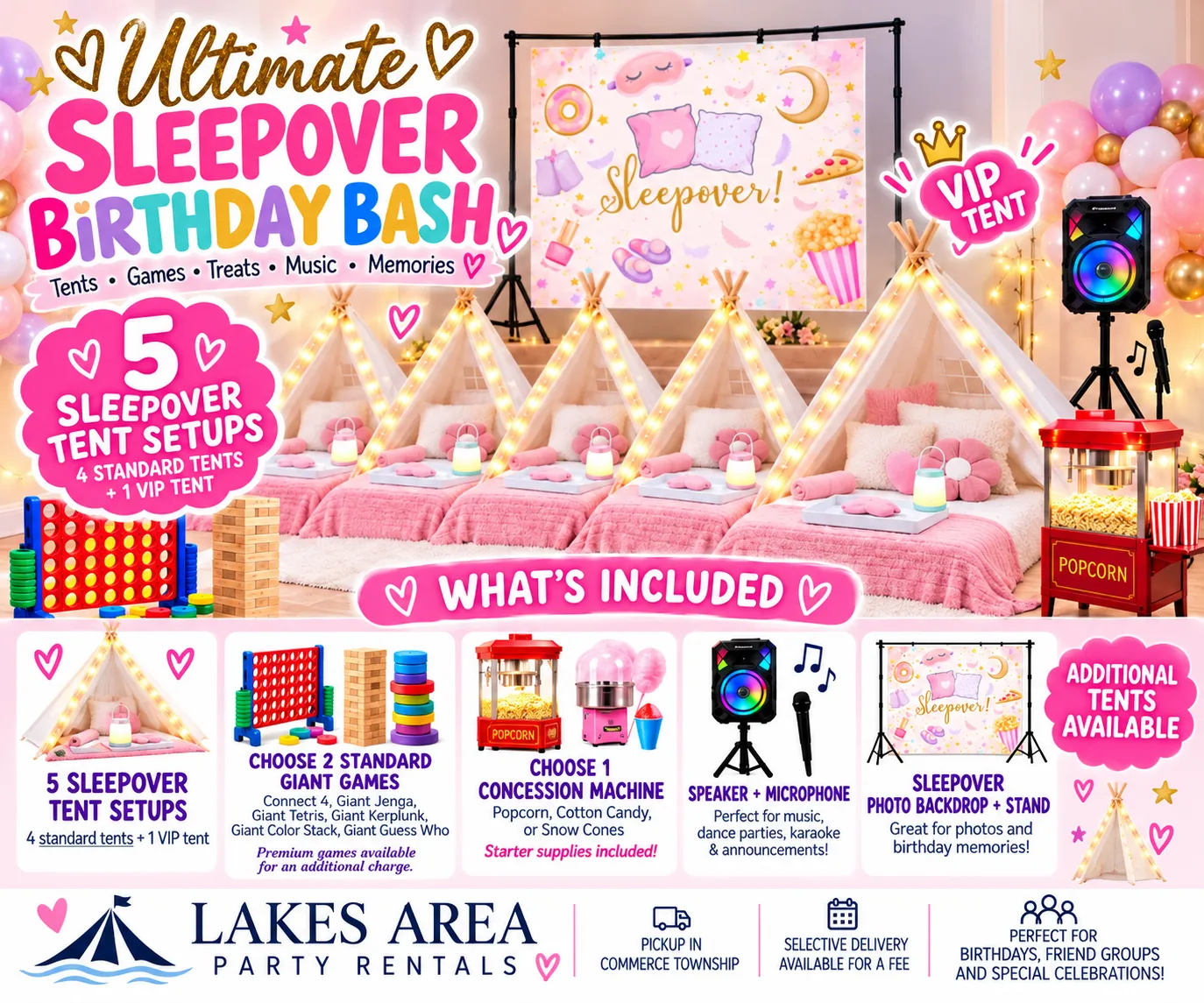 Ultimate Sleepover Birthday Bash
