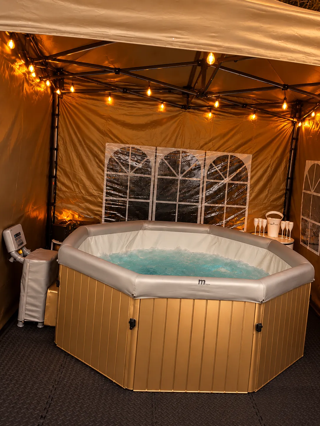 Premium Party Hot Tub Hire - Gold 