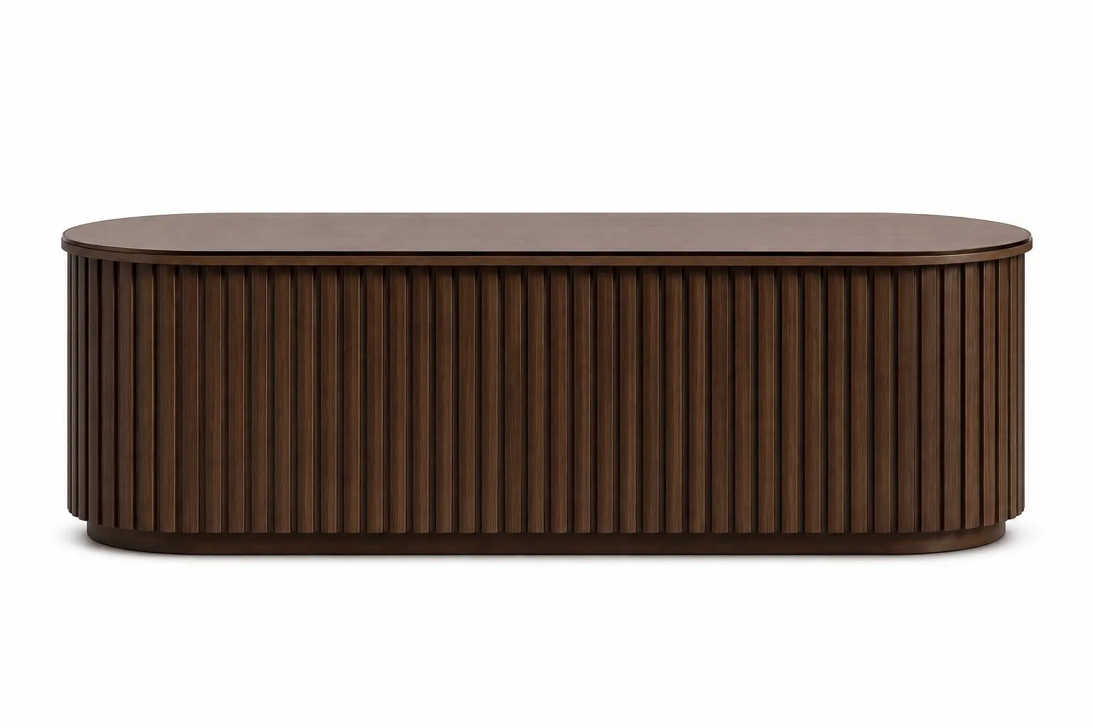 Dark Brown Buffet Table