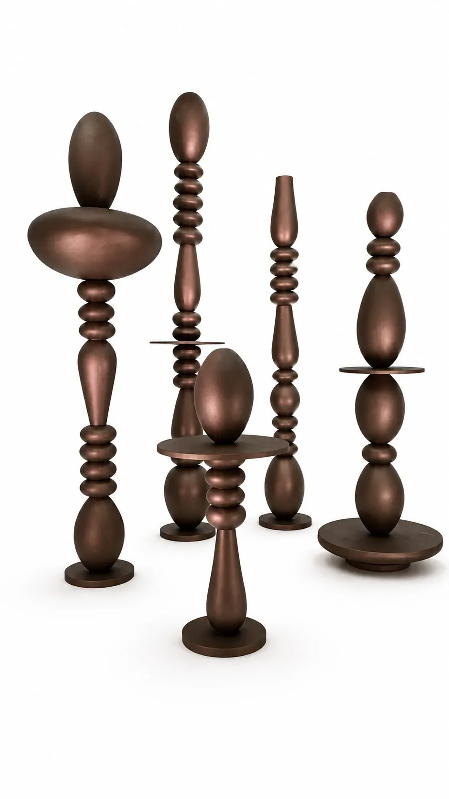 Abstract Statue Set