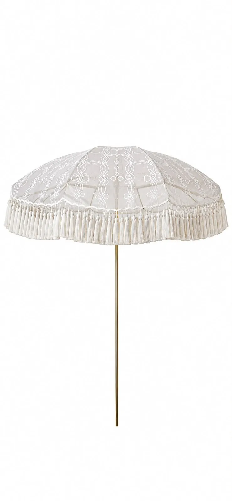Light Grey Printed Umbrella