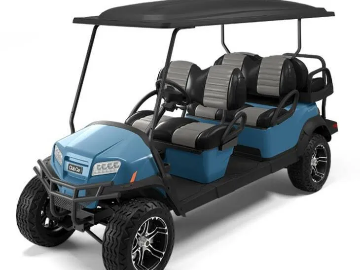 Onward Car Club Car *GAS POWERED* w/ PREMIUM BLUETOOTH SPEAKERS - Ice Blue