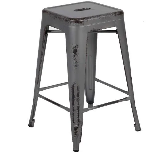 Teal Metal Barstools 24''
