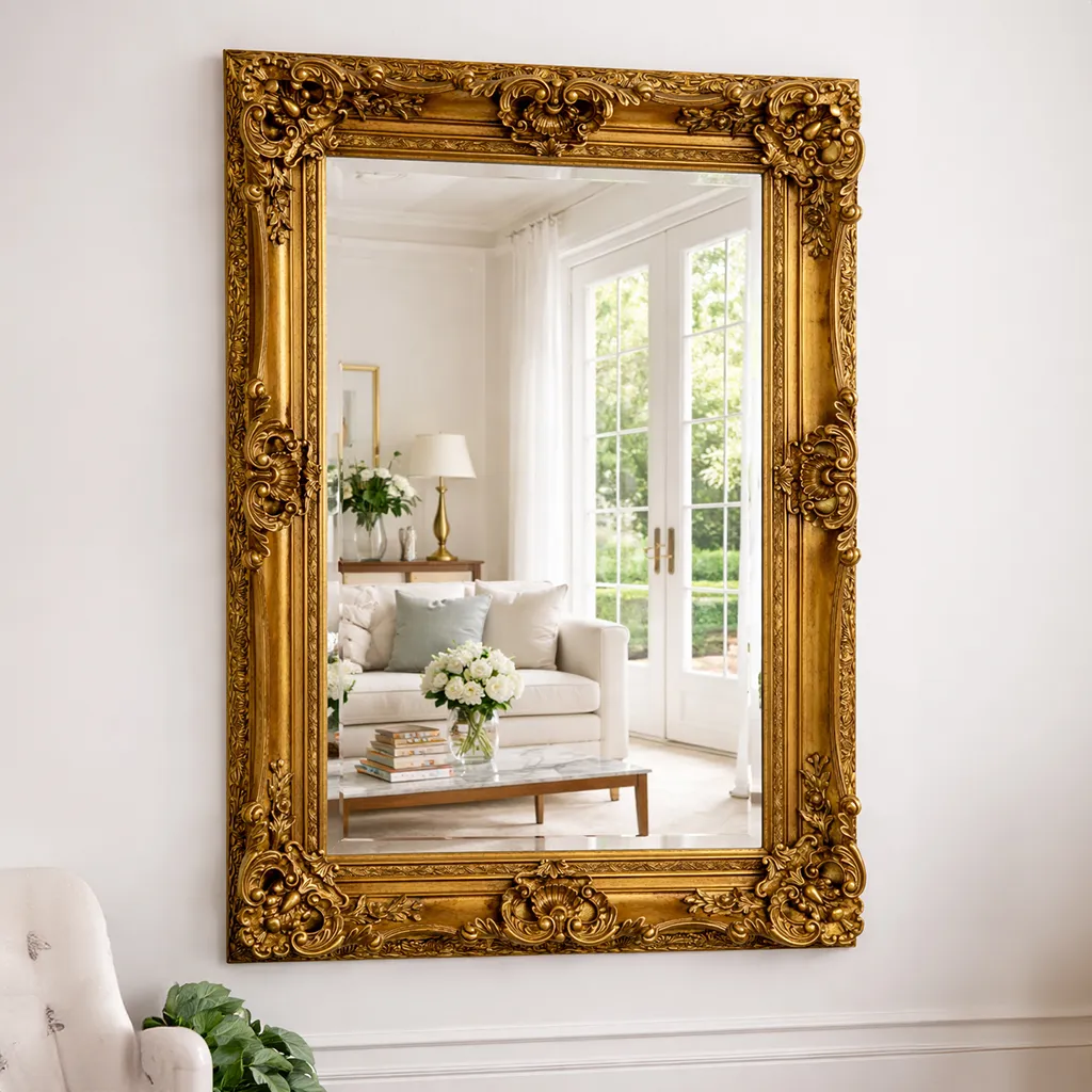 Ornate Gold Mirror