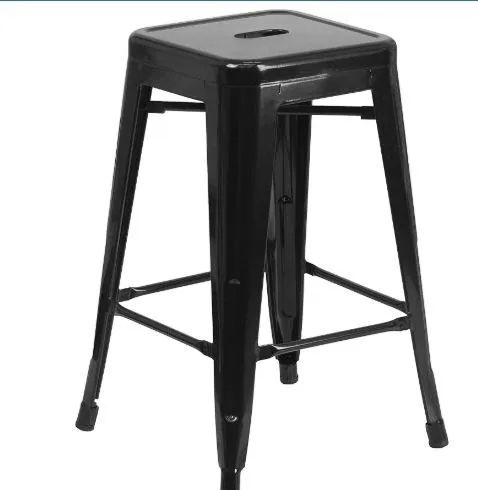 Black Metal Barstools 24''